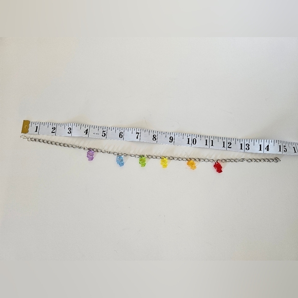 Multicolor Hello Kitty Gummy Bear Charm Necklace - Picture 4 of 4